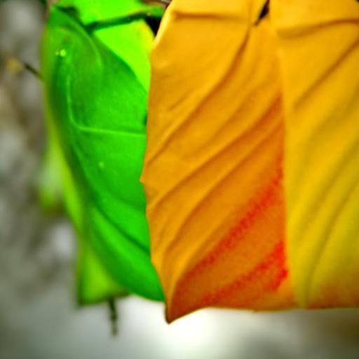 Abstract Red Green and Yellow Color Blocks