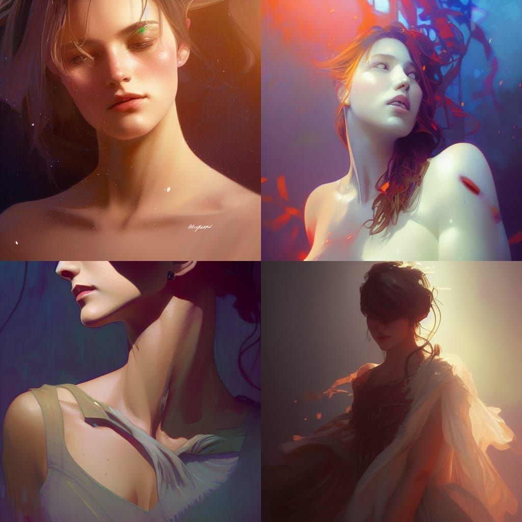 Detailed Portrait with Dynamic Lighting