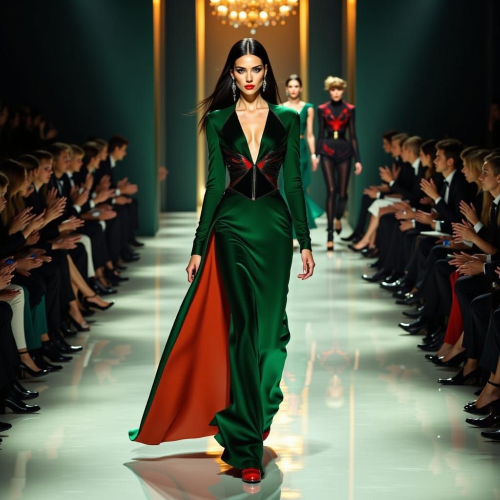 Stunning Princess in Couture Gown, Photorealistic