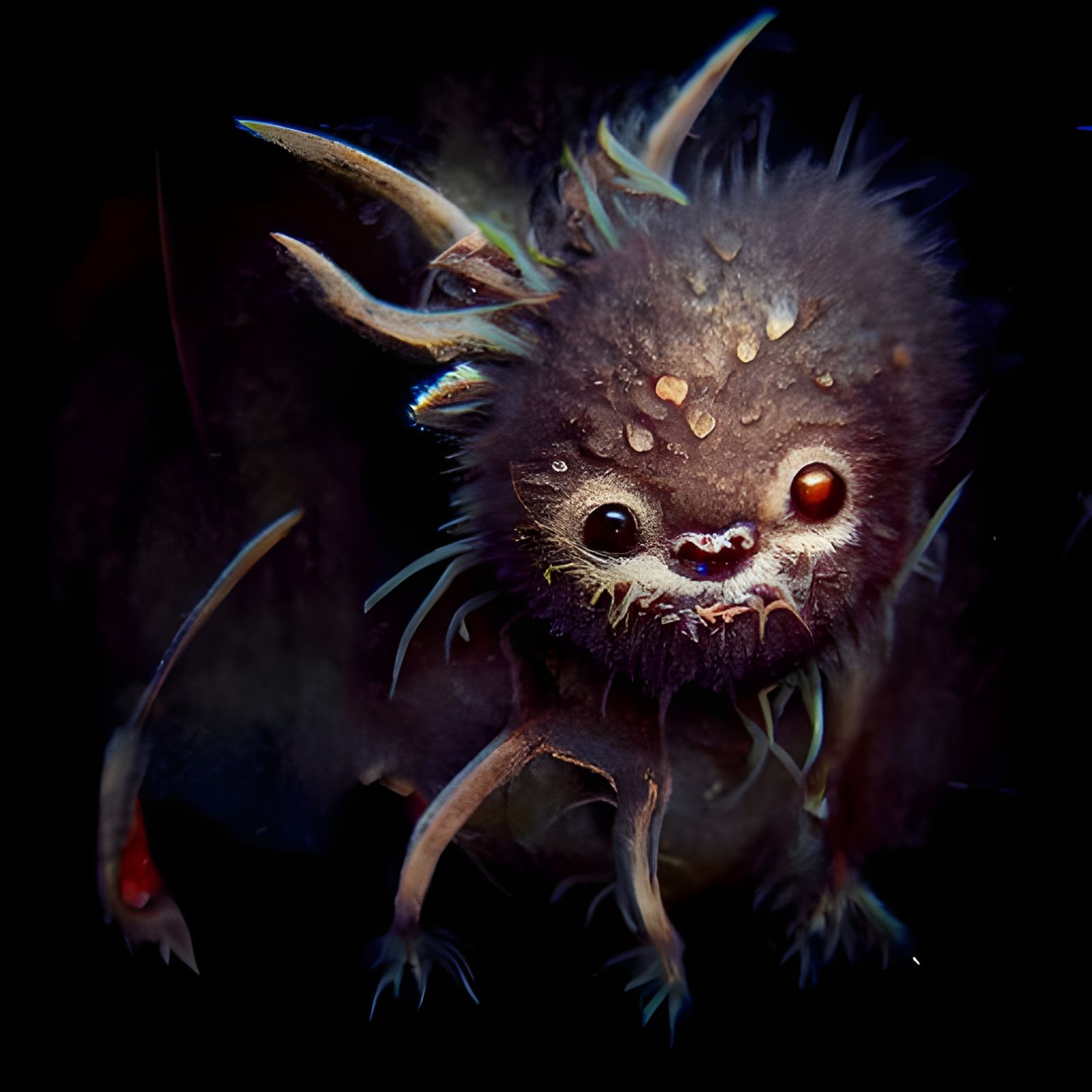 Whimsical Little Monster in Fantasy Style