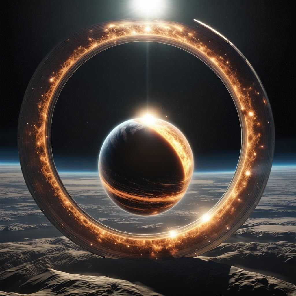 Ringworld Orbit: Breathtaking 8k Retina Display