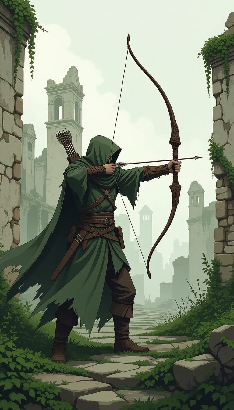 Ethereal Archer in Ghost Town Ruins