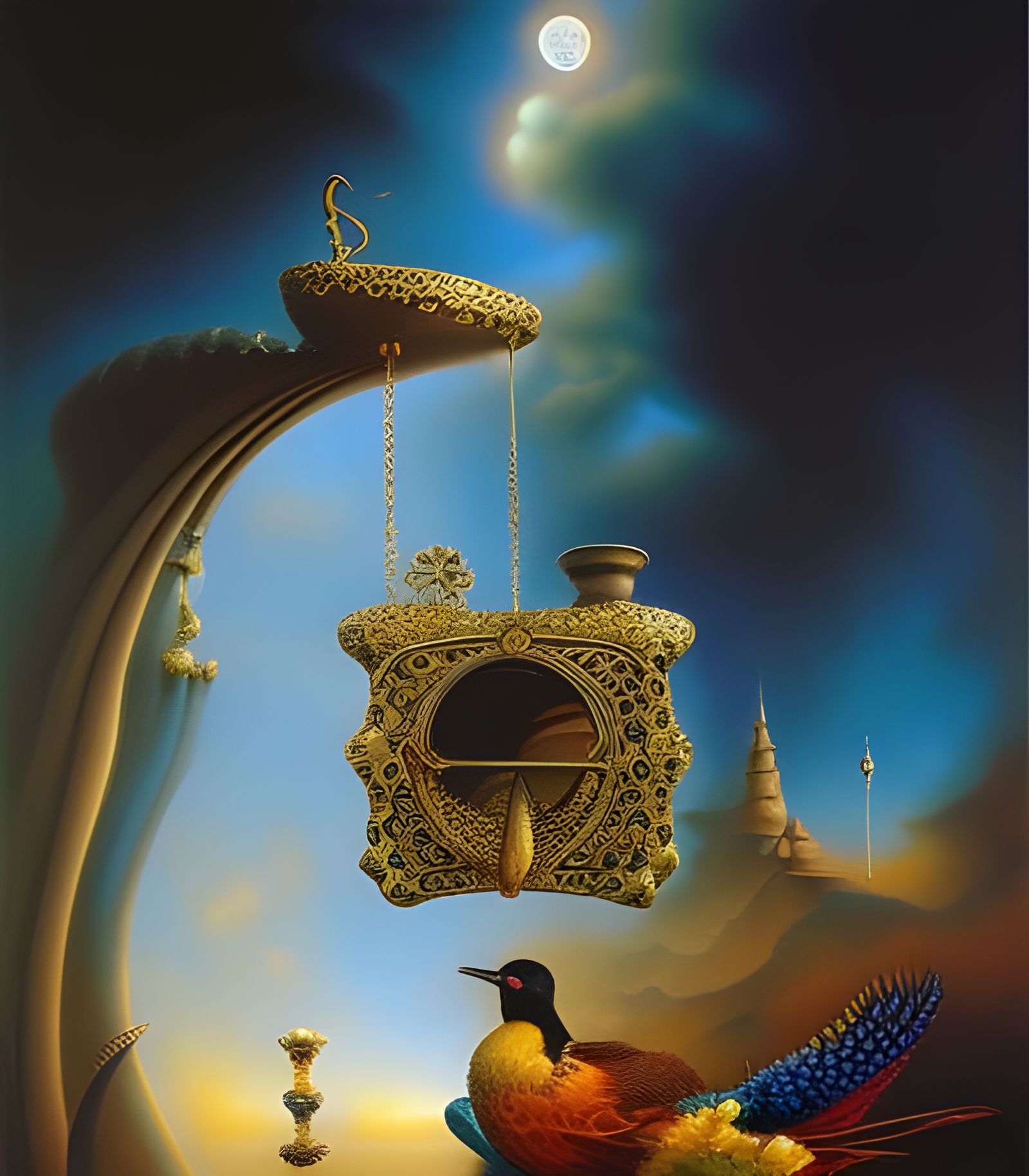 Surreal Passion Goddess with Intricate Details