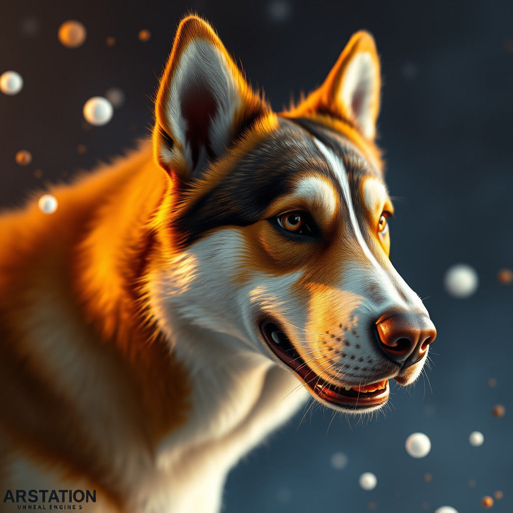 Toasted Marshmallow Dog: Husky and Lab Mix