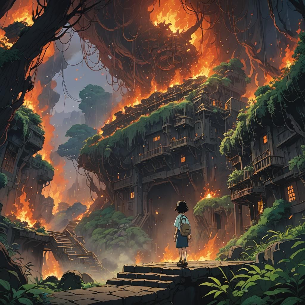 Anime Key Visual: Person in Hell