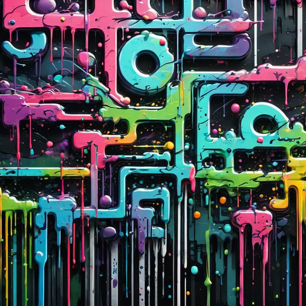 Glitch Art :The internet system,  matrix theme Abstract deta...