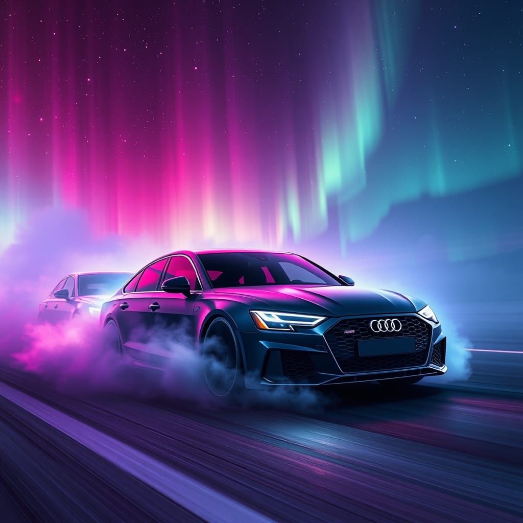 Audi RS6 in Mystical Realm Concept Art