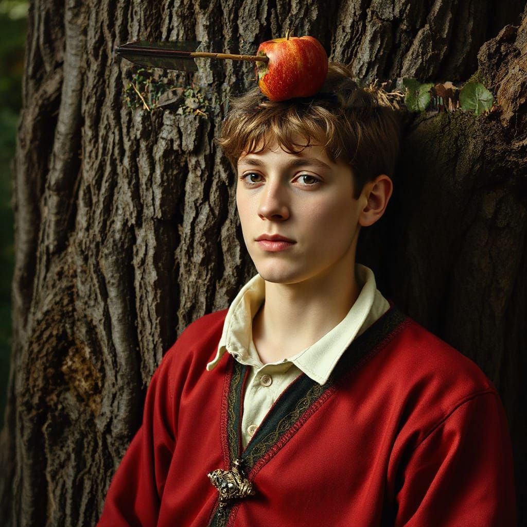 Arrow Through Apple: A William Tell Scene