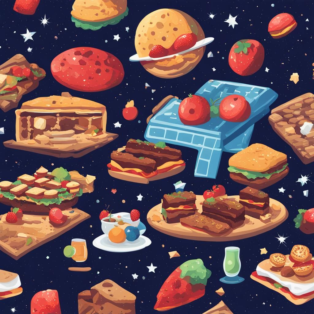 A Picnic in the Galaxy: Surreal Space Dining