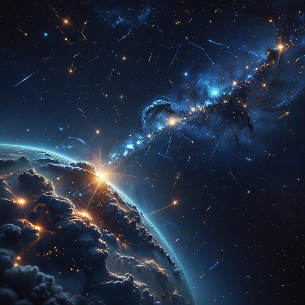 Epic Galaxies and Stars in Deep Blue Space