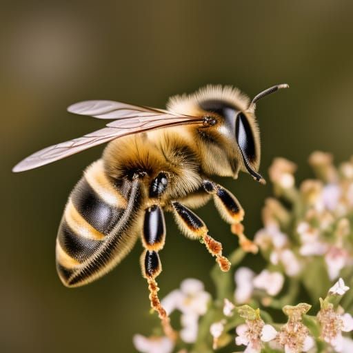 Bees in Natural Light: Professional Photography