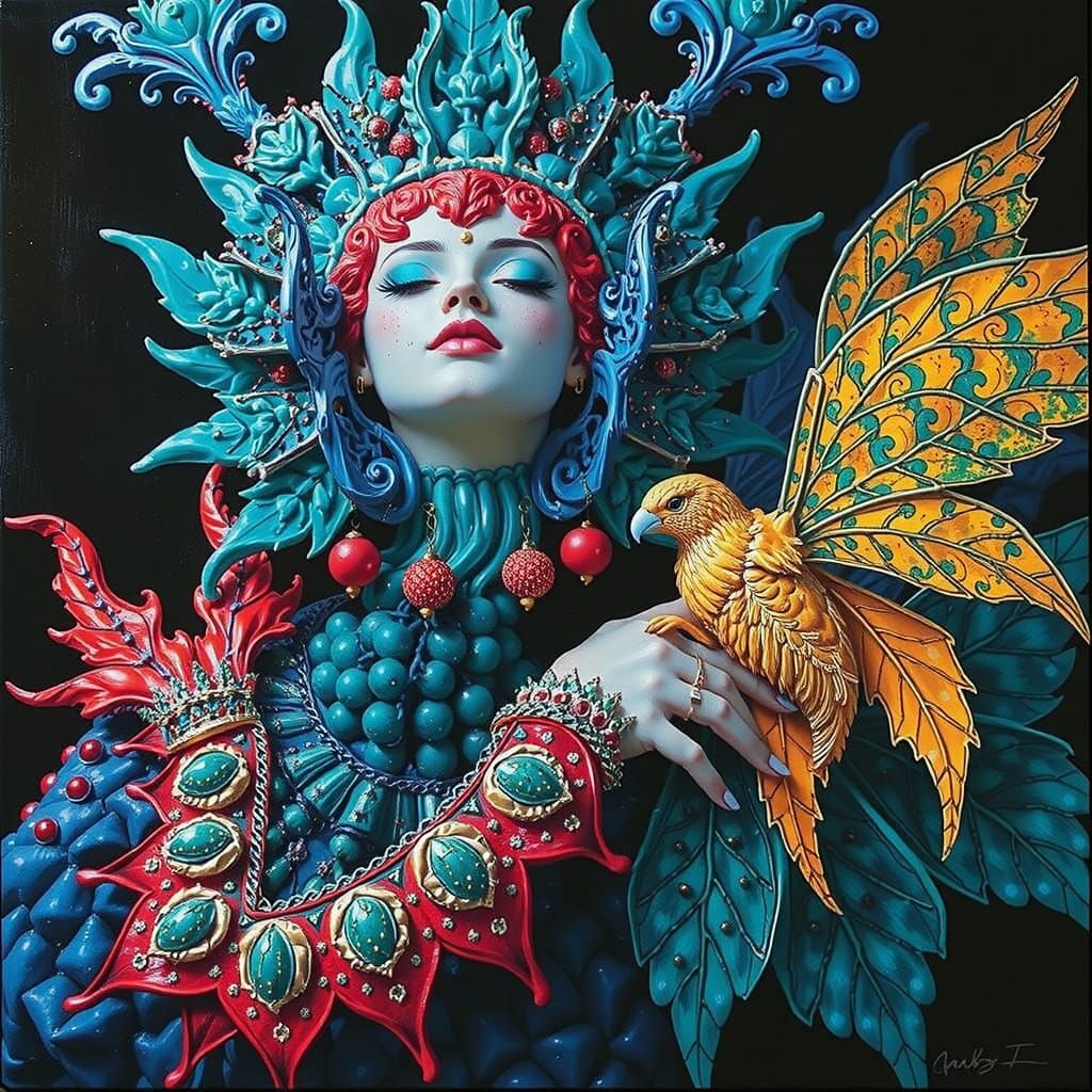 Hyperrealistic Image in Vivid Colors