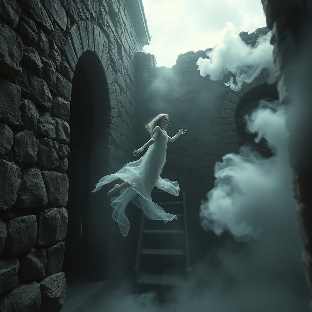 Ethereal Spirit in Ancient Stone