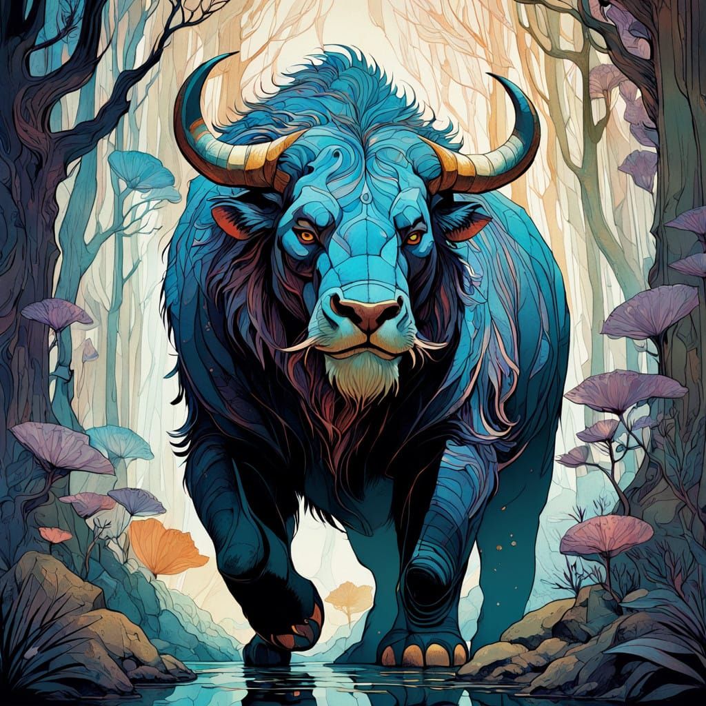 Primordial Power in Majestic Blue