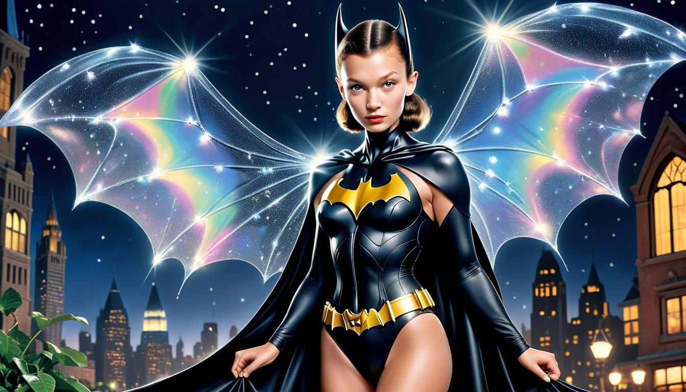 Batman and Tinkerbell Fusion: Pop Surrealism