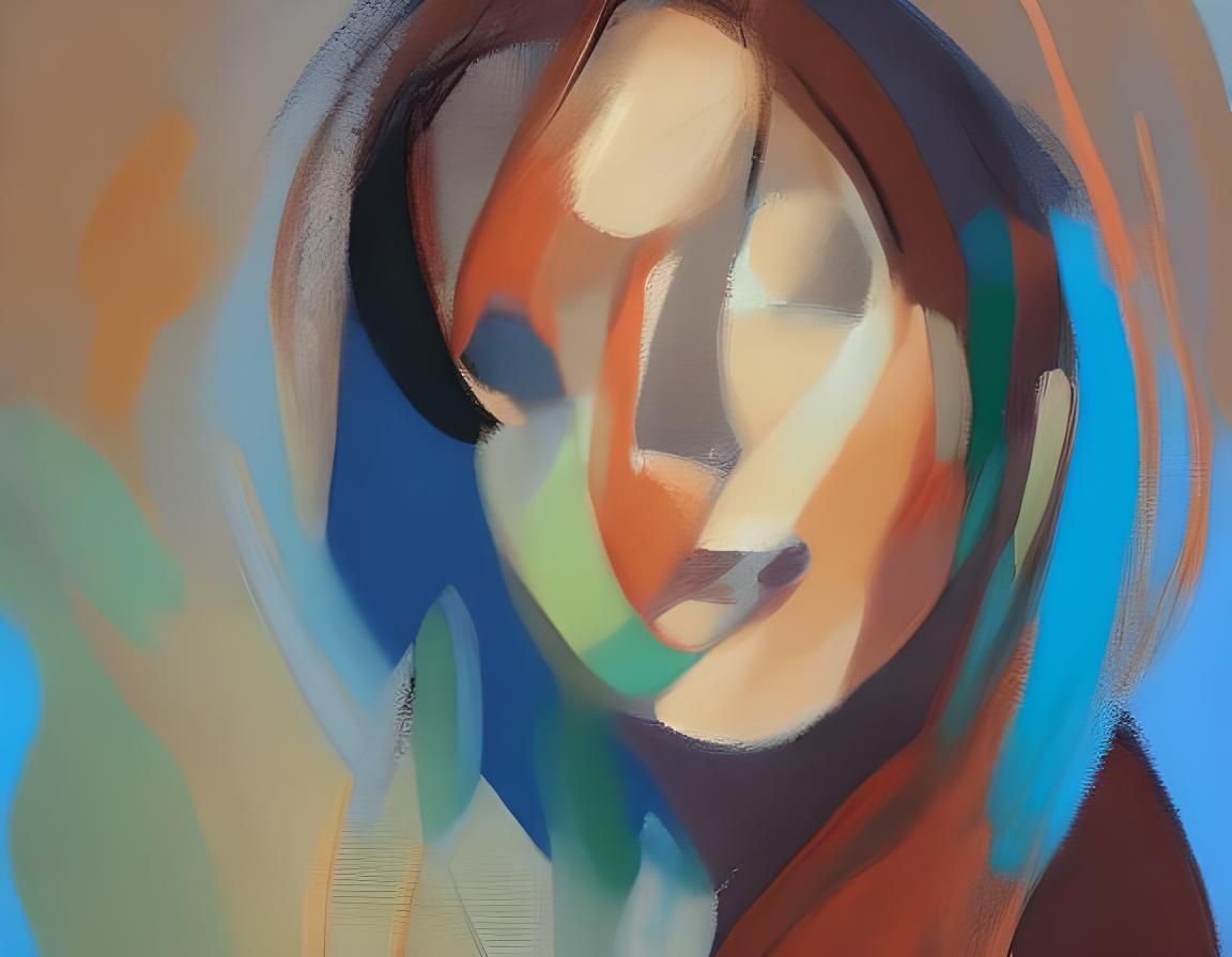 Melancholic Woman in Love by a Window