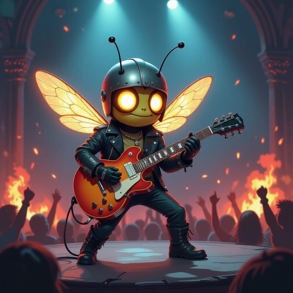 Firefly Rocker in Gothic Concert Hall