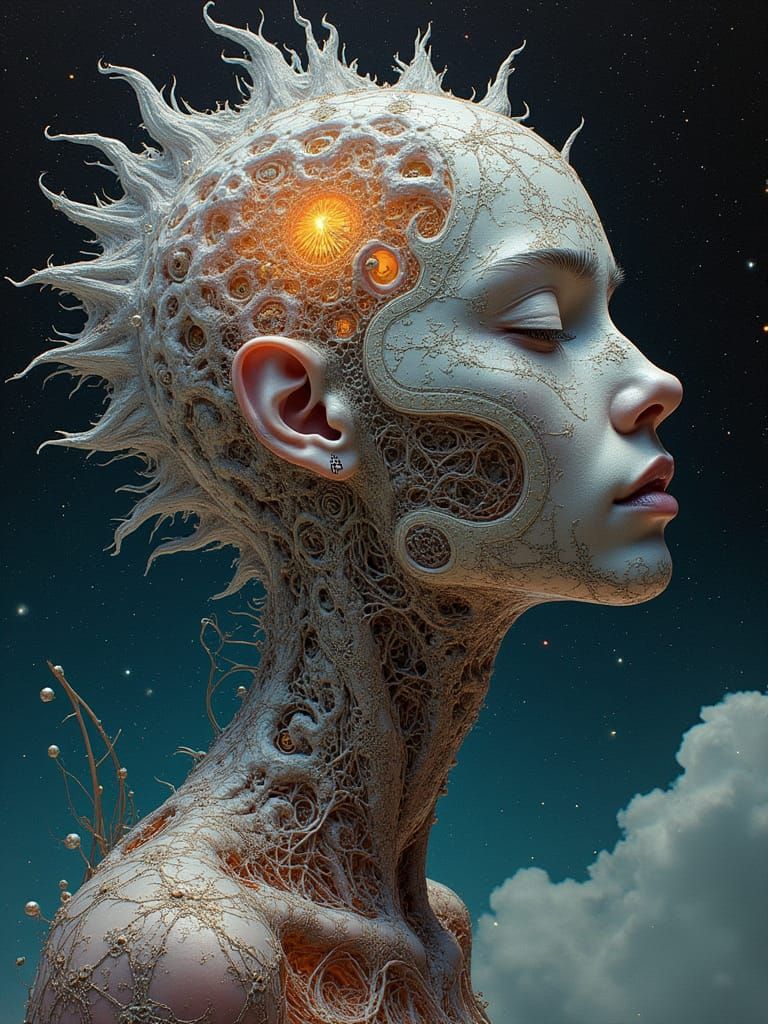 A Creeping Melange with Sceptical Zephyr Fractal Interference