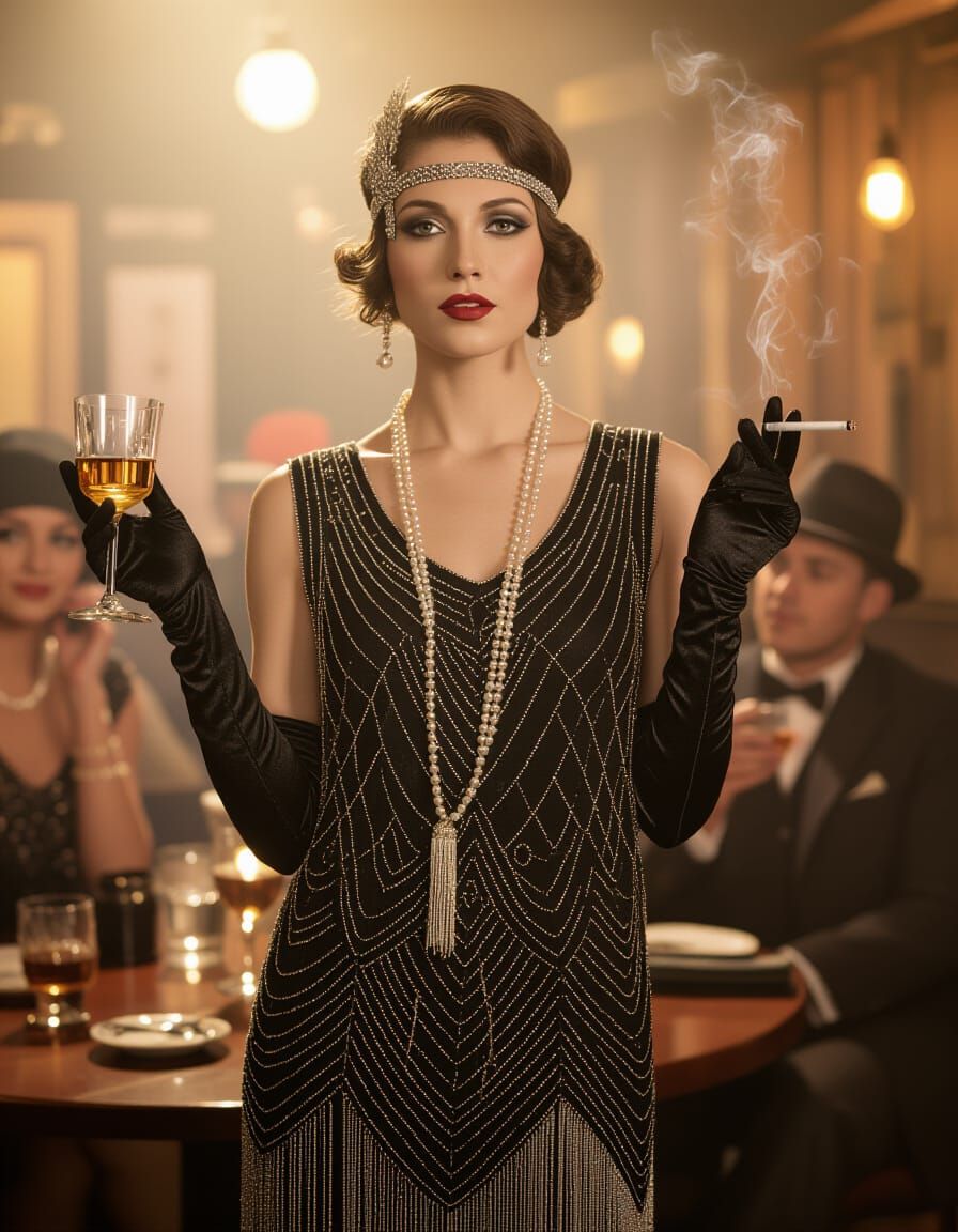 Flapper girl