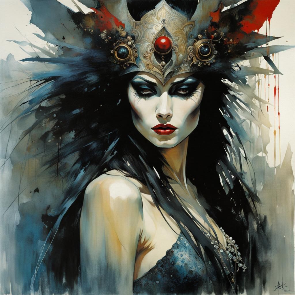 Nightmarish Dream in Dark Fantasy Style