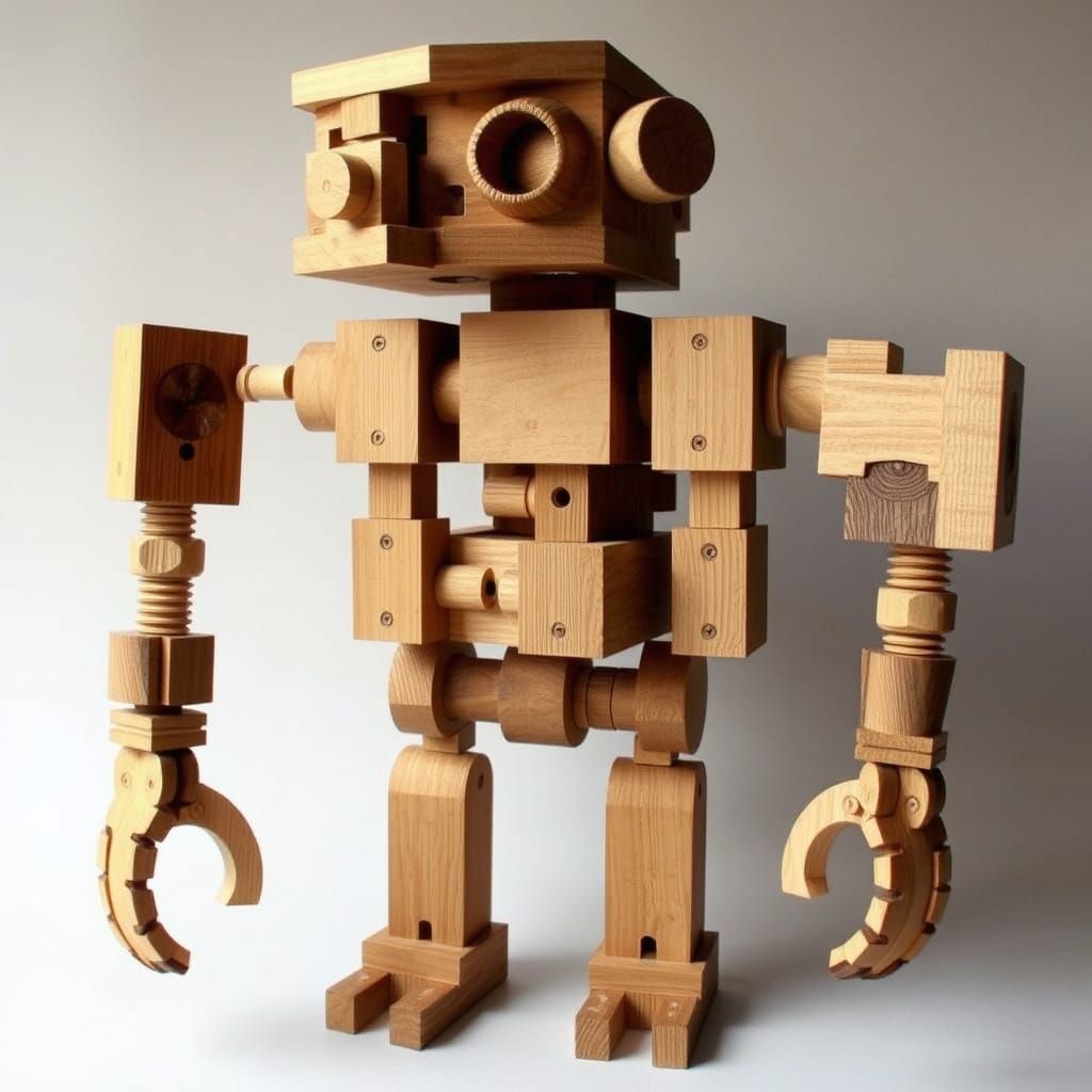 Wooden Robot 2