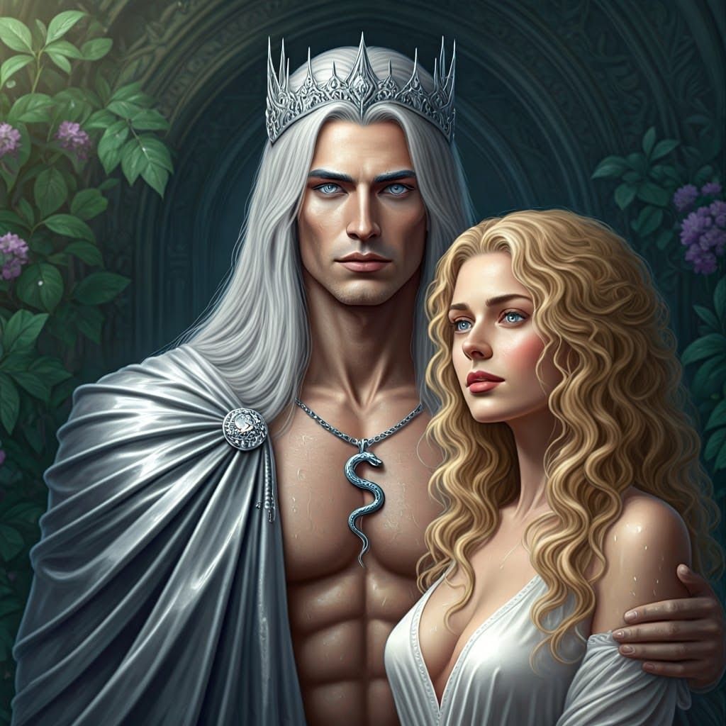 Ethereal King in Regal Splendor