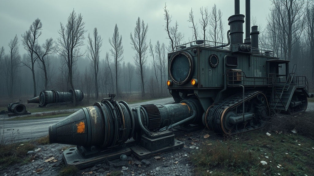 Chernobyl's Eerie Futuristic Machinery in Hyperrealistic Det...