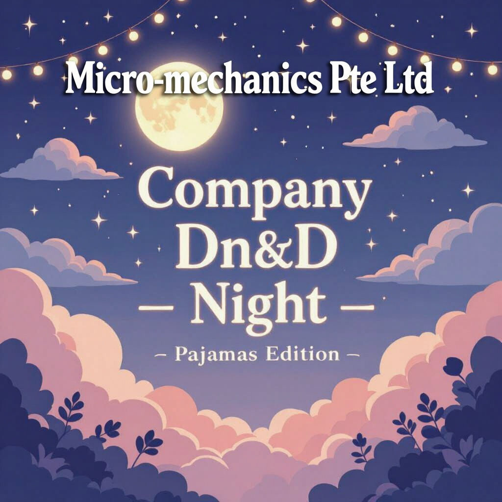 Dreamy Poster Design for Company Dinner and Dance