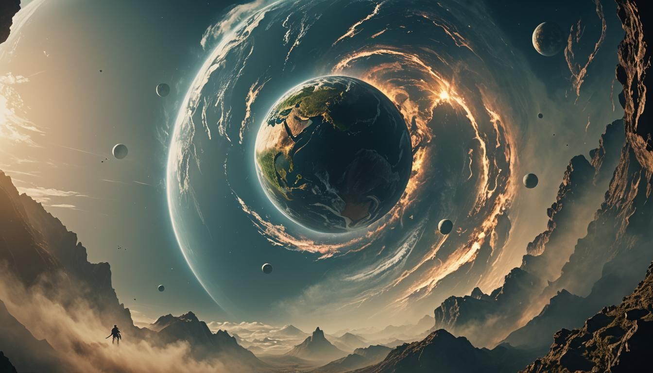 God Creates Planet Earth: Cinematic Film Still