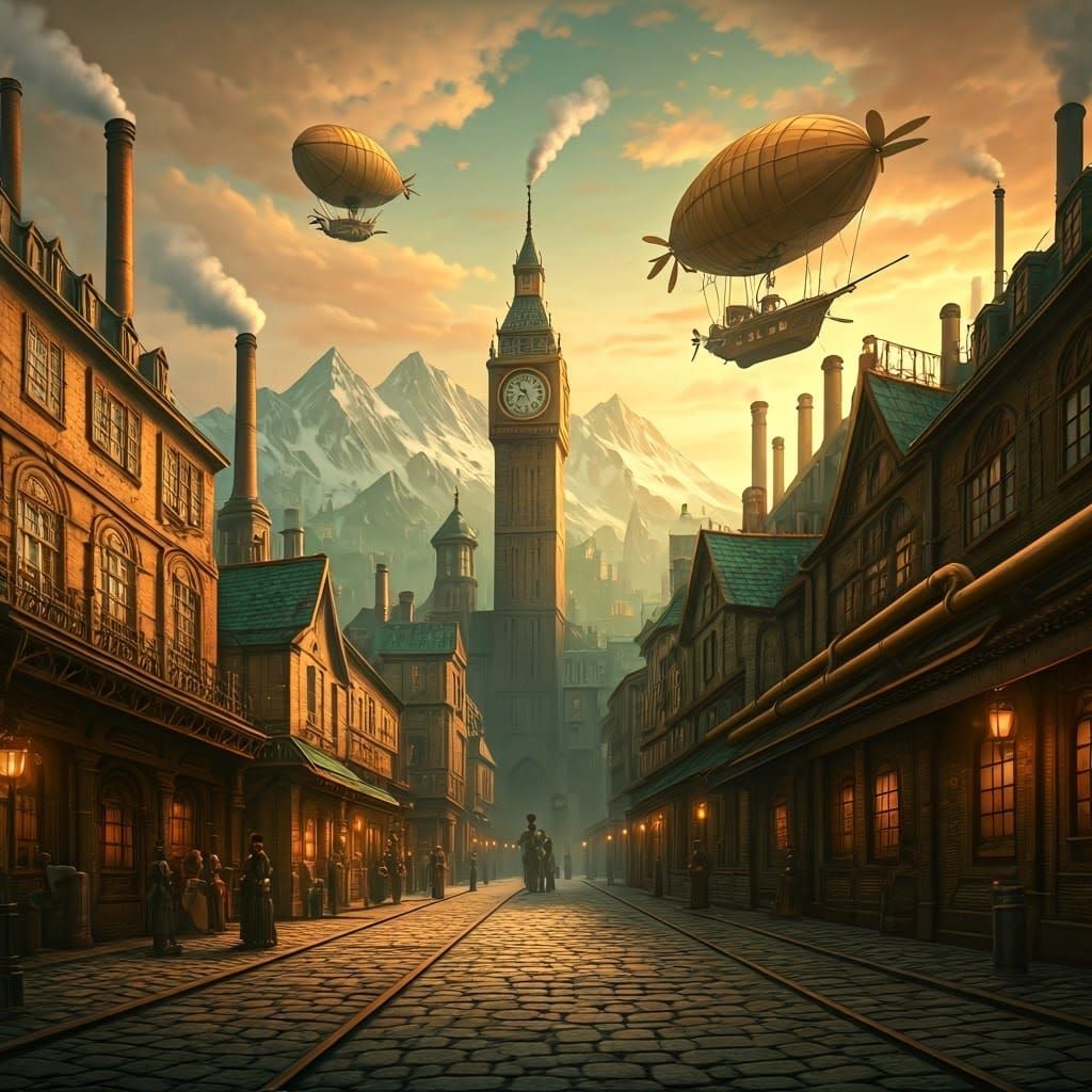 Steampunk Skyport