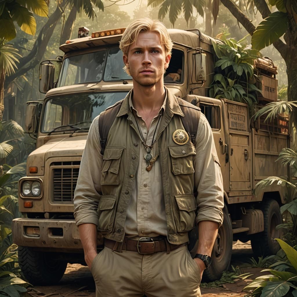 Jungle Village Supply Truck in Fantasy Concept Art