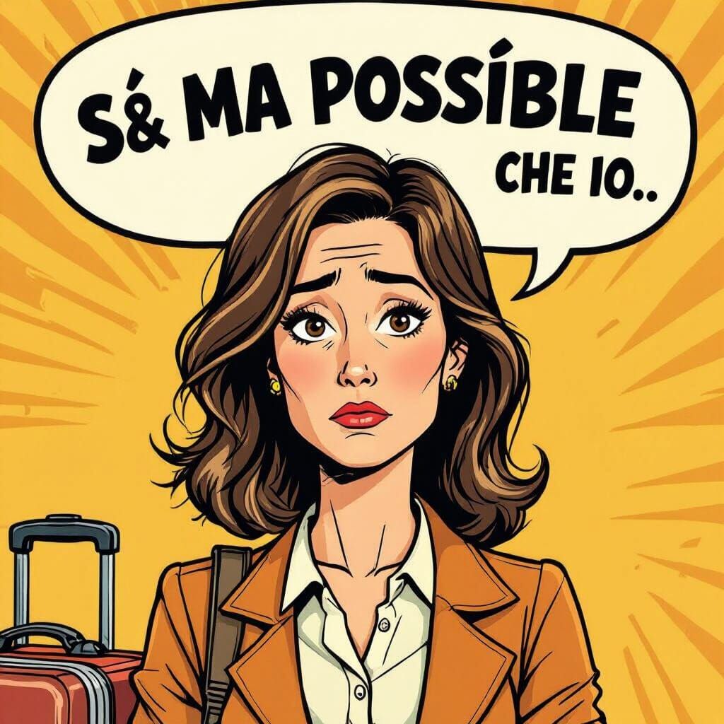 Lotto's Travel Adventures: Cartoon-Style Illustration