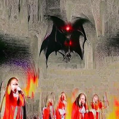 Gothic Dark Lord Conjures a Demonic Song