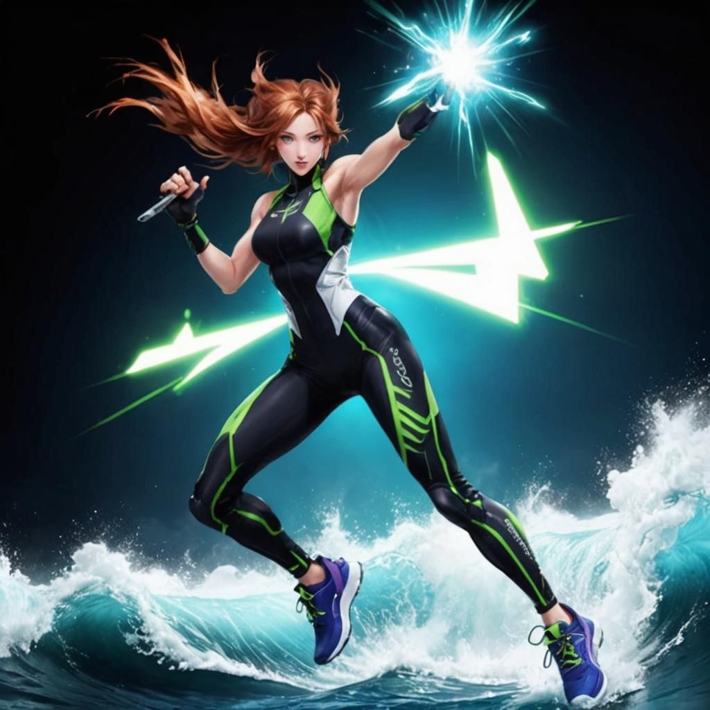 Vibrant Energetic Scene