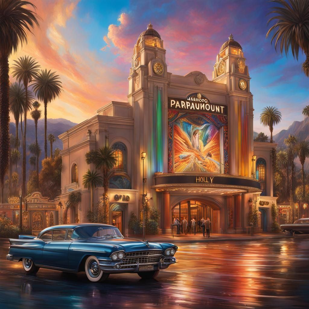 Hollywood  movie city,