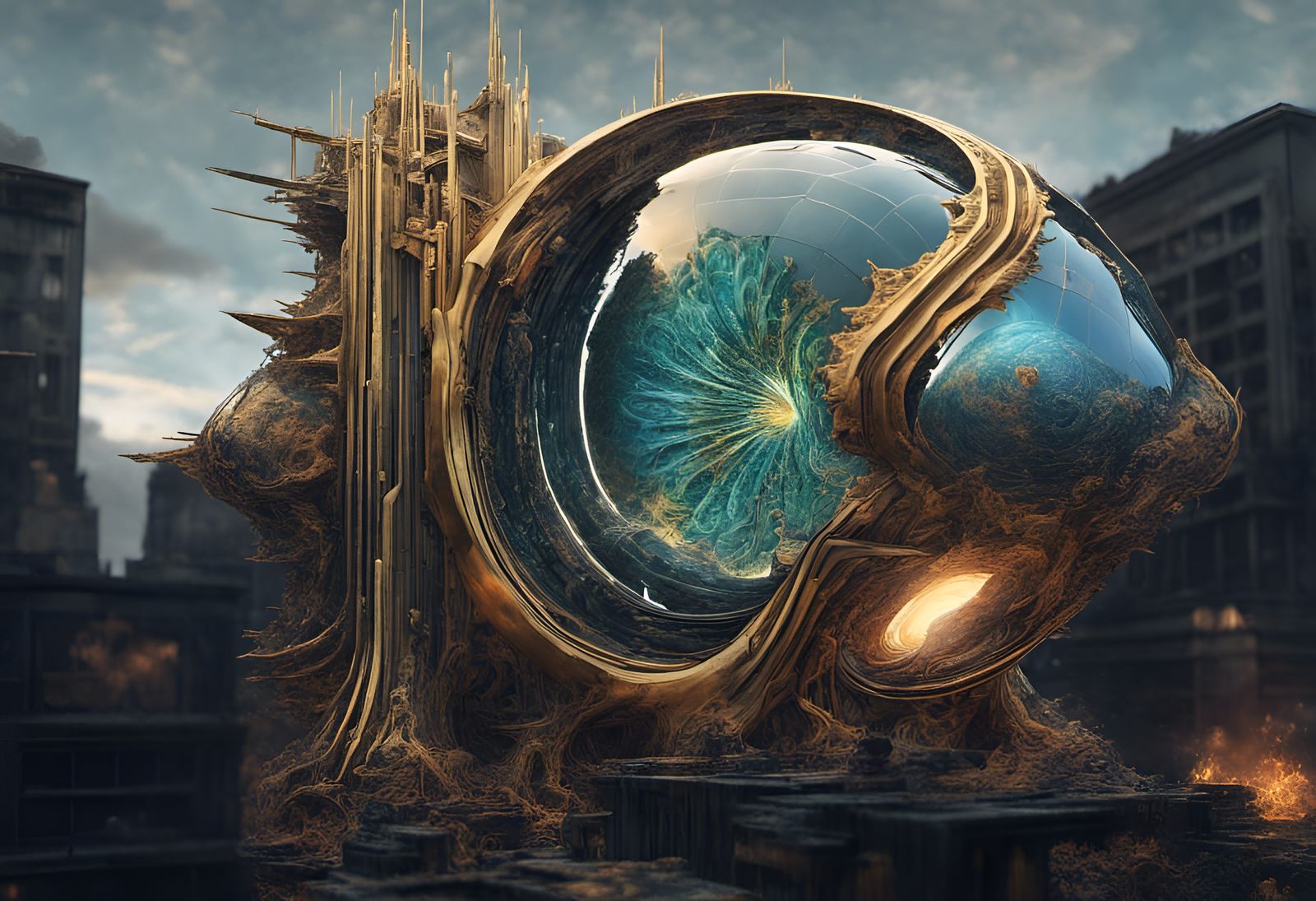 Geometric Abstract Art in Striking Polychromatic Style