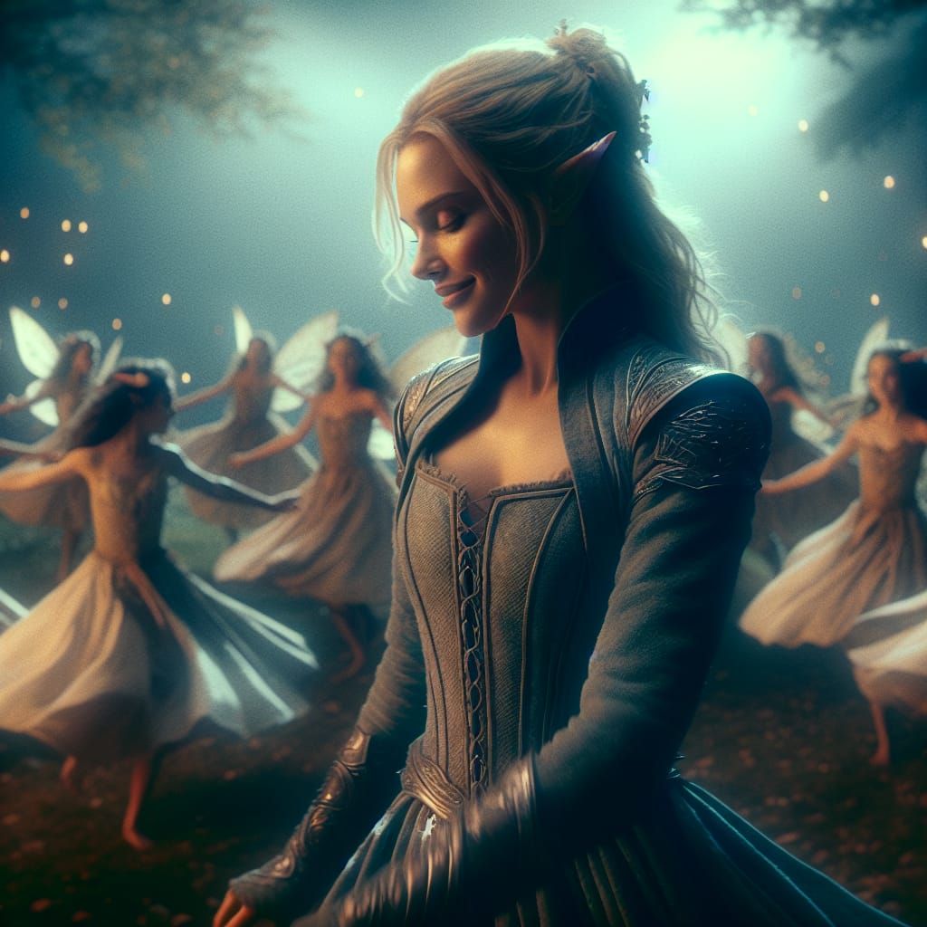 Hope Attending the Dance of the Fairies