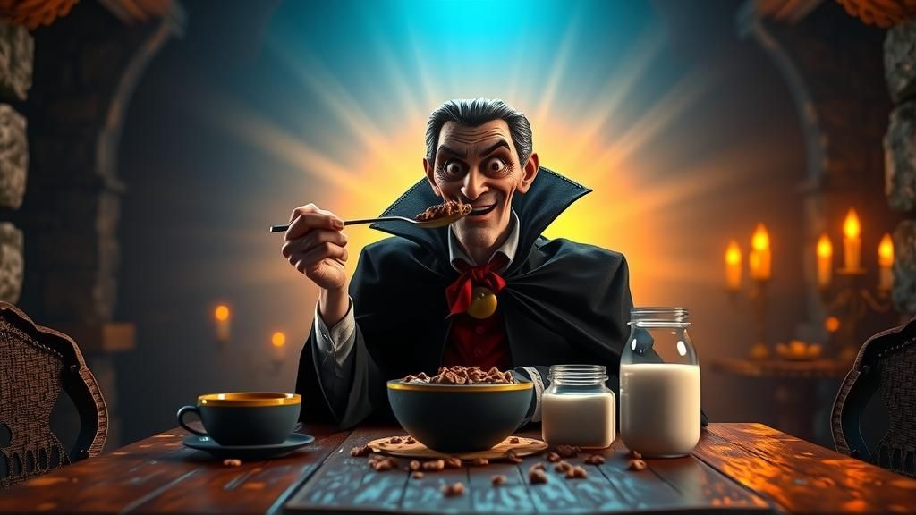 Dracula's Cereal: A Gothic Pixar Fantasy