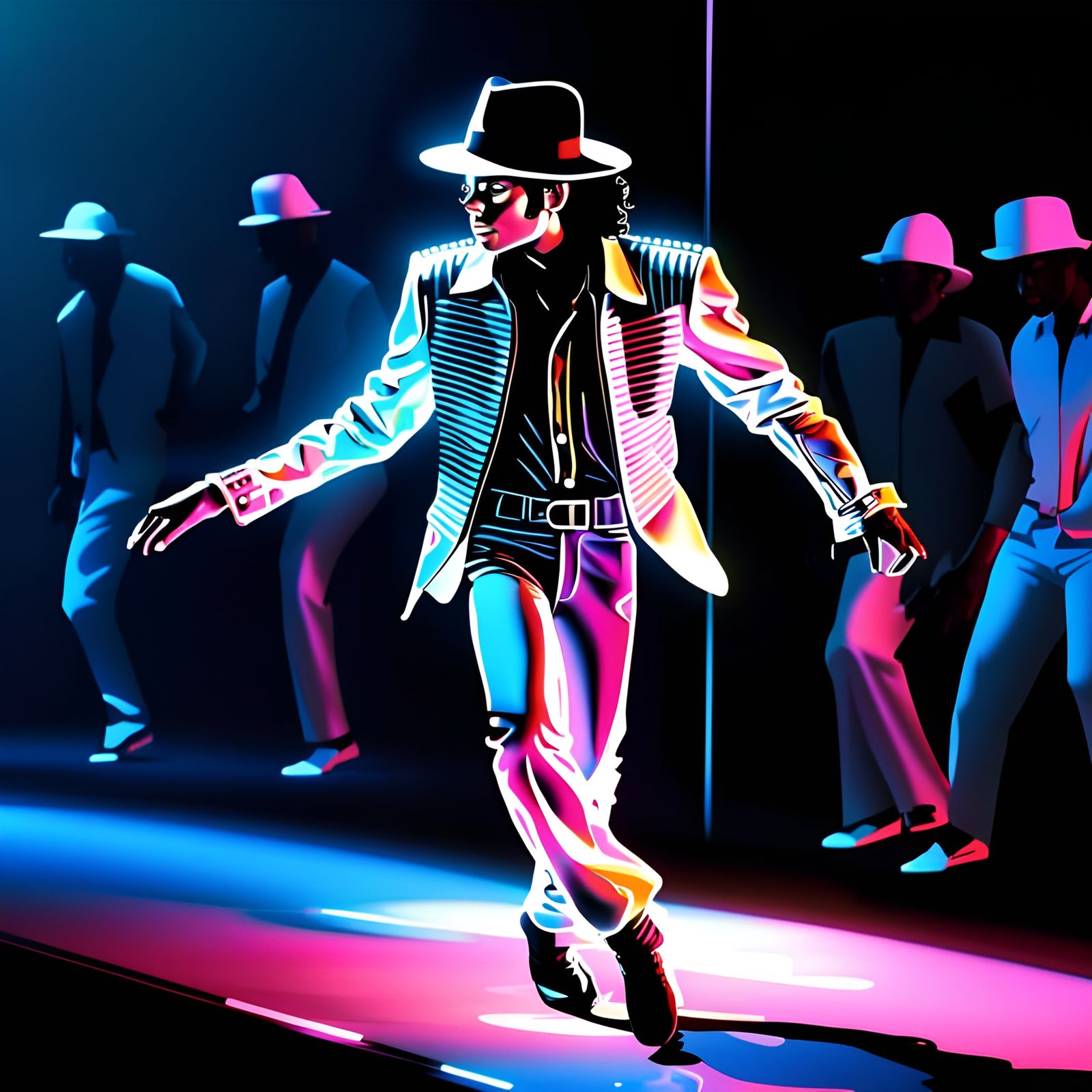 Neon Moonwalk🌑🌒🌓🌔🌕🌖🌗🌘🌑