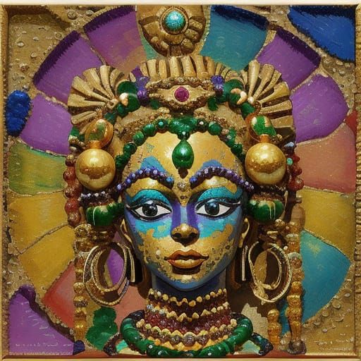 Vibrant New Orleans Jazz Festival Scene in Impasto Oil