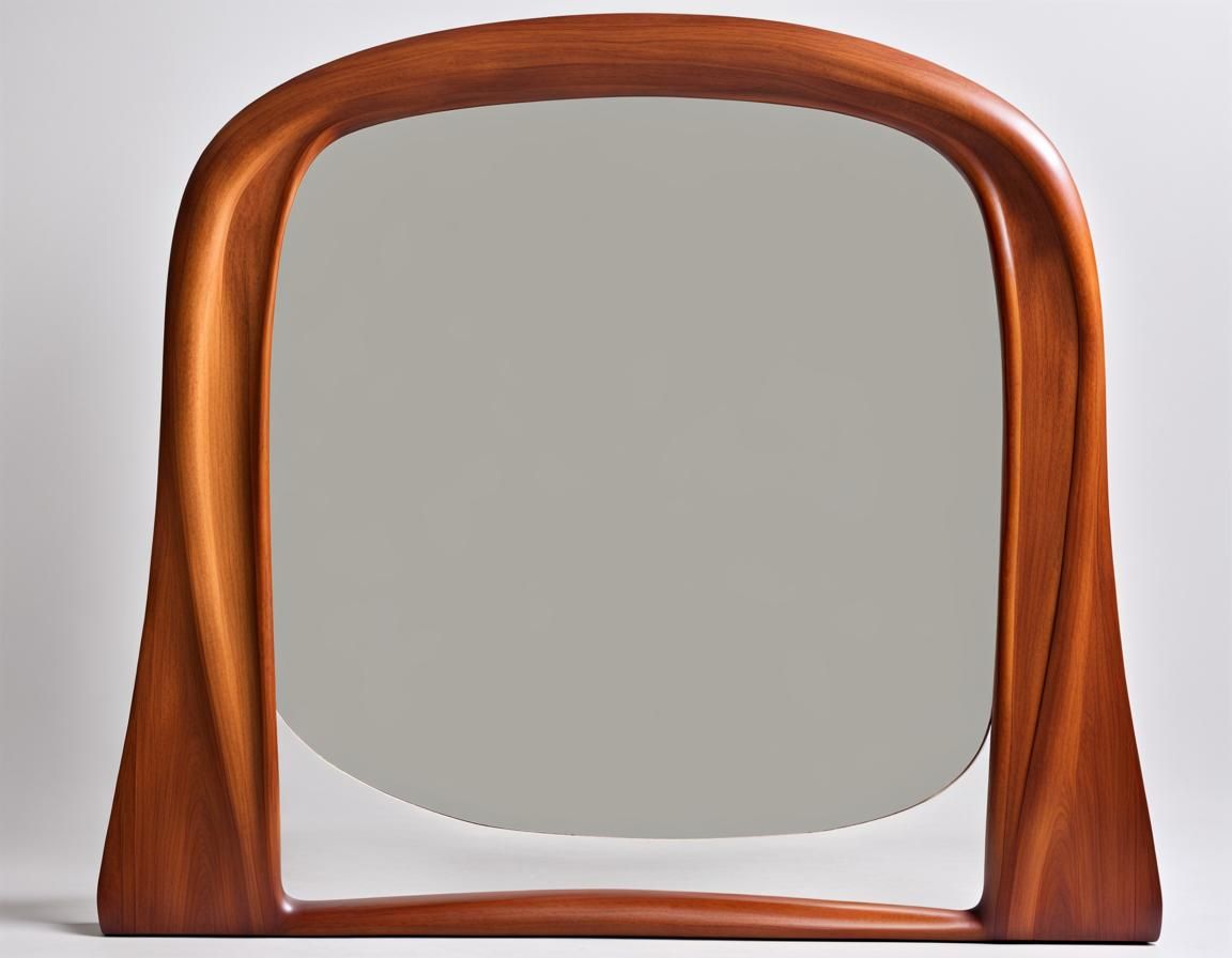 Mid-Century Modern Teak Mirror Frame