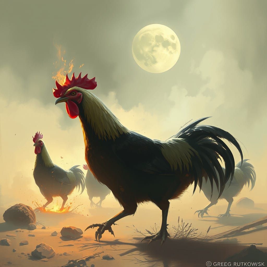 Release the sneaky chickens powered by atomic energy!