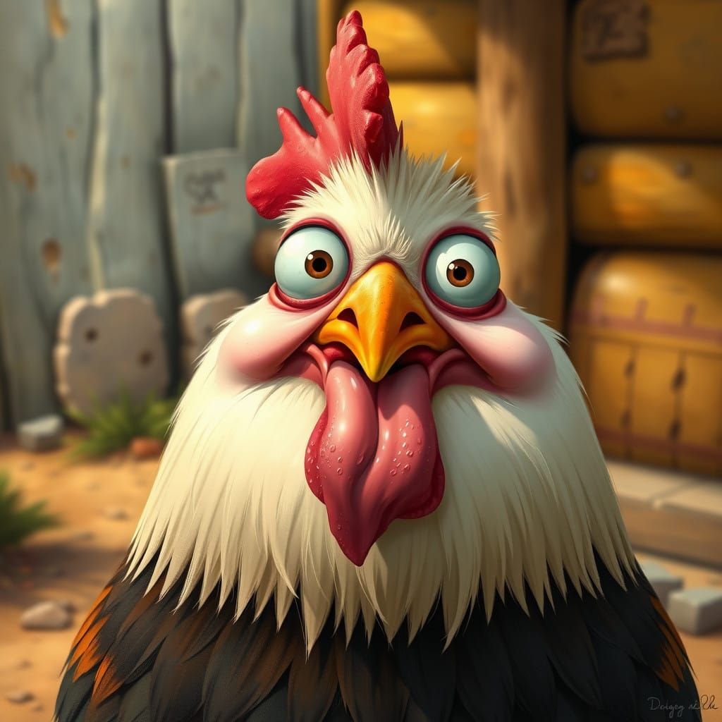 Foolish rooster
