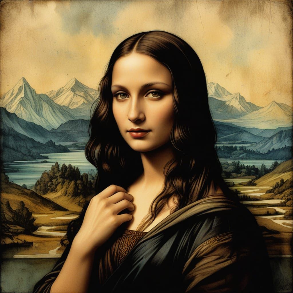 Intricate Hyper-Realistic Portrait of a Supermodel as a Wate...