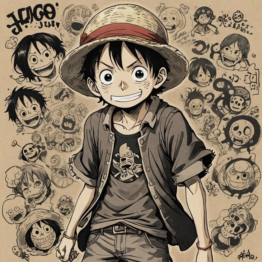 Anime Character Illustration in Manga Style