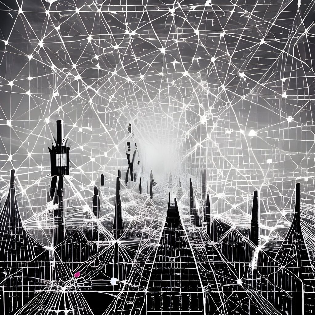 Interconnected Towers with Laser Links in Spooky Landscape