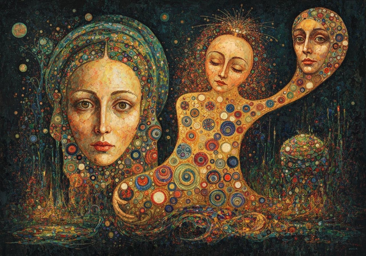 Fantastical Matte Painting in Expressionist Style