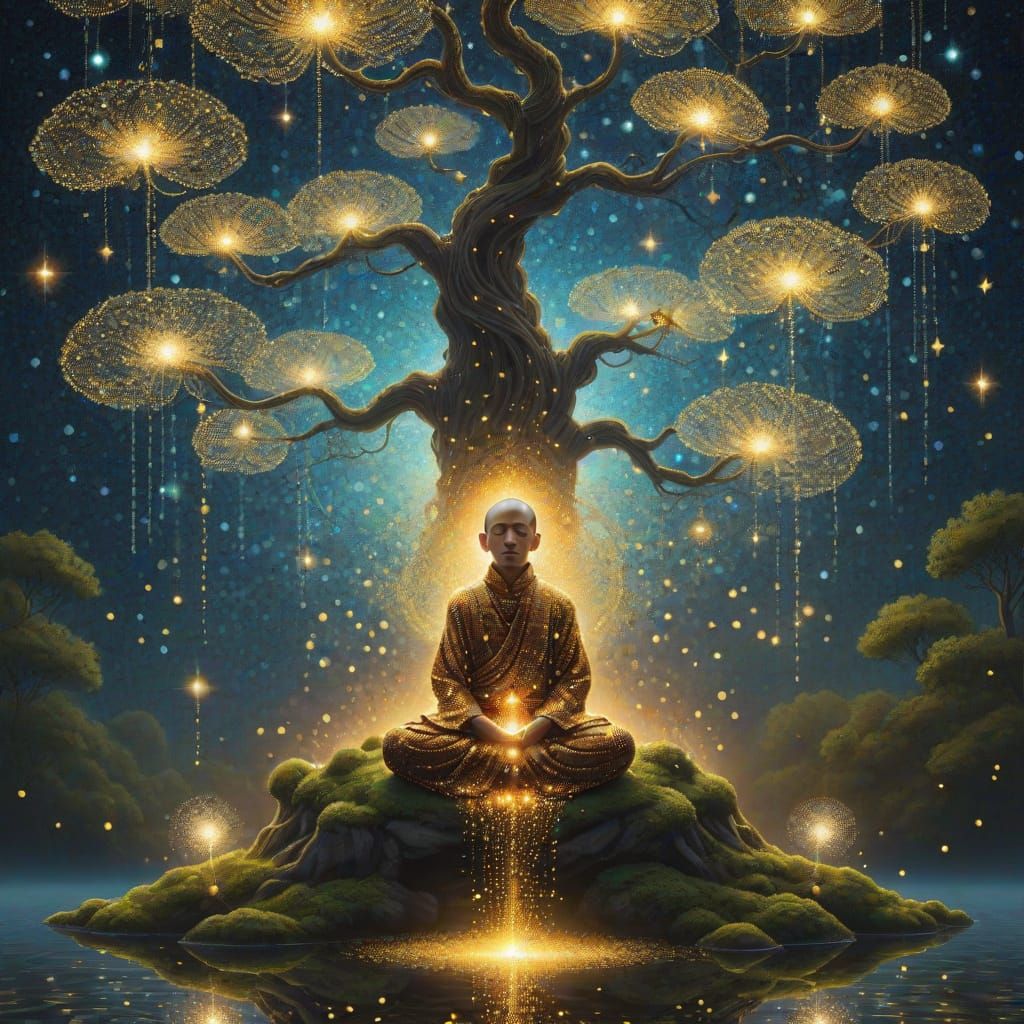 Ethereal Tree of Enlightenment in Quantum Dream