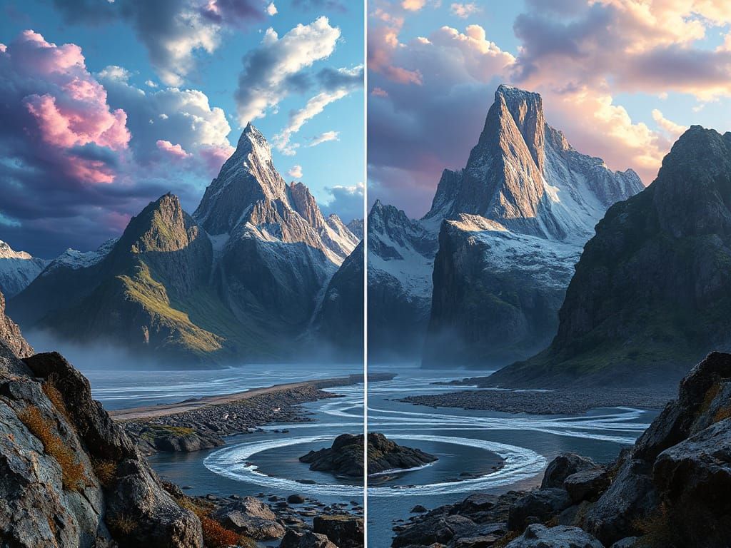 Fantastical Matte Painting with Intricate Details