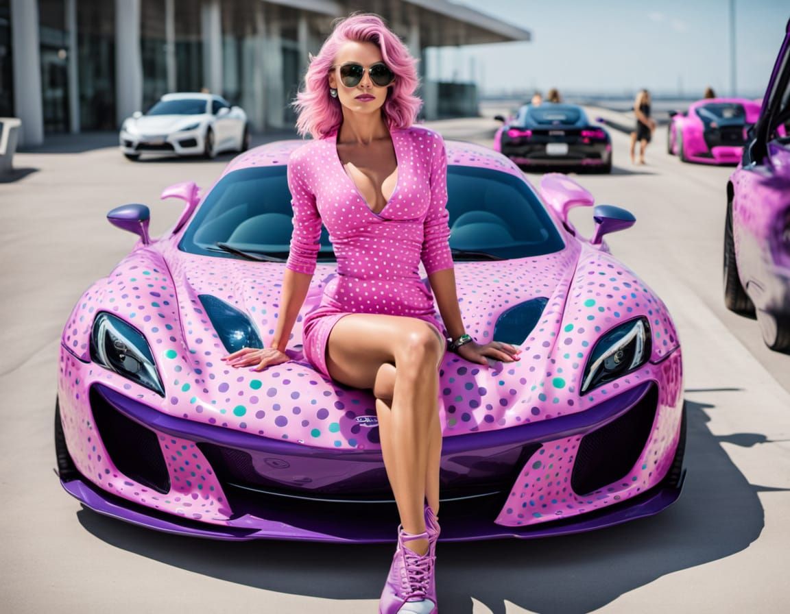 Polka Dot Outfit and Car Extravaganza